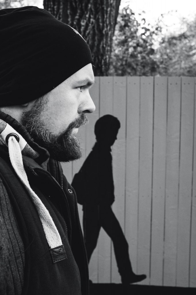 Tag 91 - Self-portrait with my younger Shadow// “Always be a first rate version of yourself and not a second rate version of someone else.” – Judy Garland