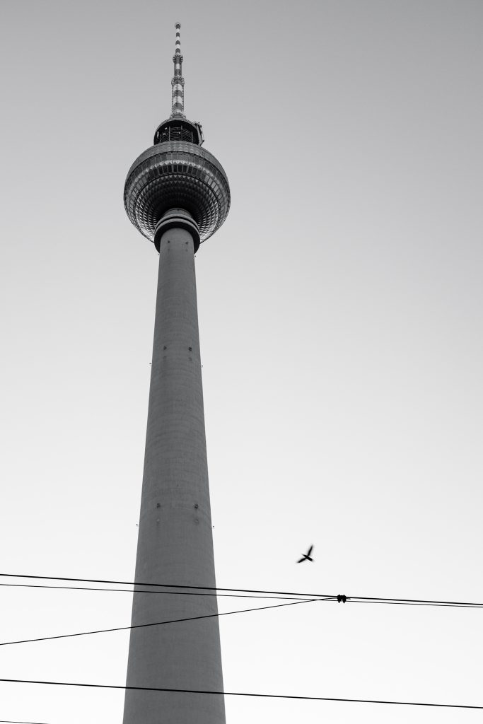 Tag 137 - BLN Fernsehturm // „In black and white there are more colors than color photography, because you are not blocked by any colors so you can use your experiences, your knowledge, and your fantasy, to put colors into black and white.” – Anders Petersen