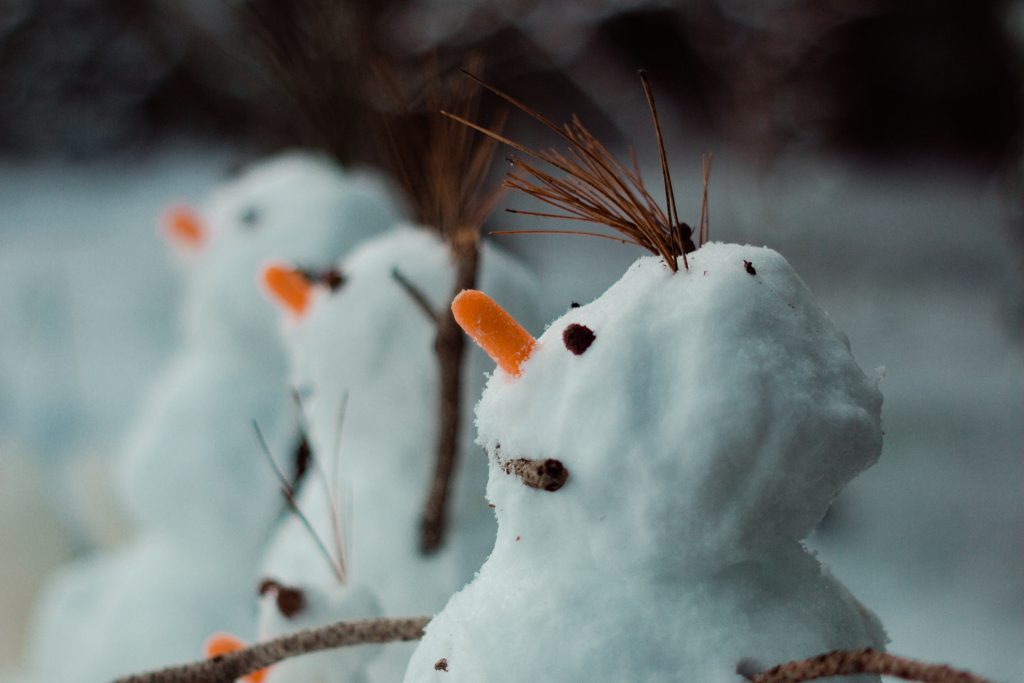 Tag 164 - Schneemann // „Der Schneemann dem Schneemann gleich, so eisigkalt ist mancher anzusehen, doch wenn ihn die Sonne der Gunst bestrahlt, da wird er weich - zum Zergehen.“ - Friedrich Pesendorfer